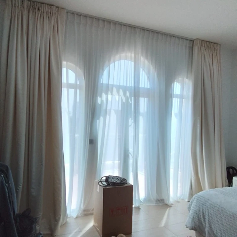 Soft Bedroom Curtain Designs UAE