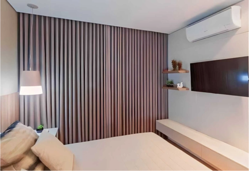 Soundproof blackout curtains for quiet sleep