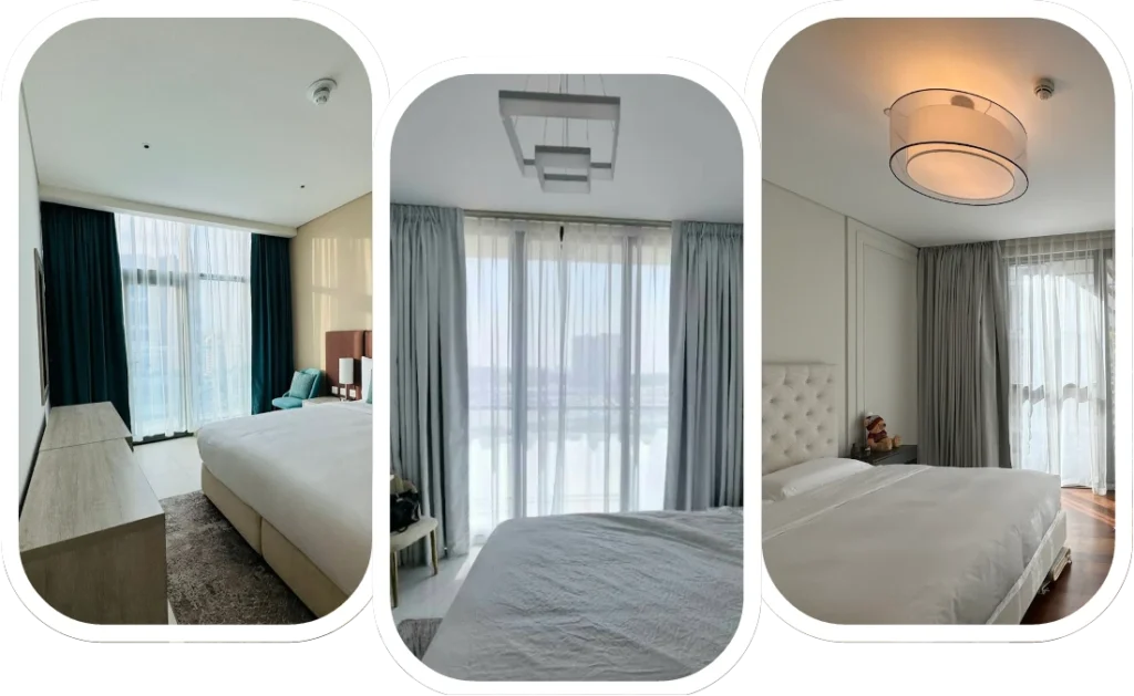 Elegant Bedroom Curtains UAE