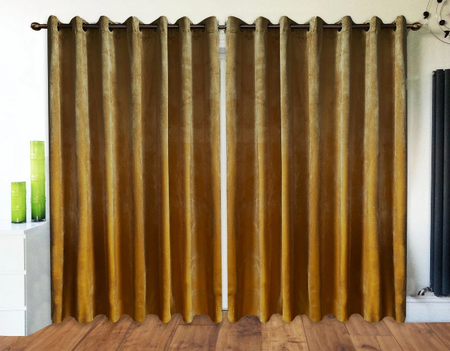 Luxury velvet curtains in Dubai
