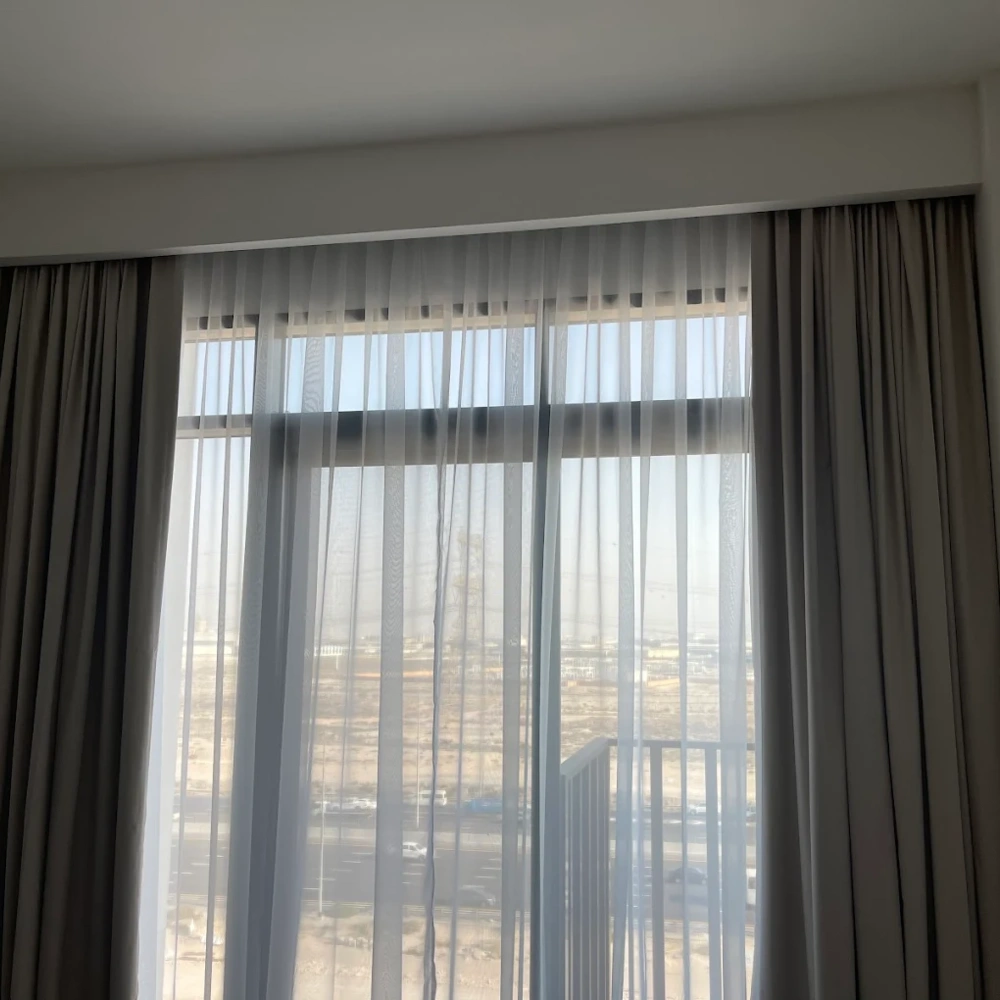 Remote Controlled Motorized Curtains UAE