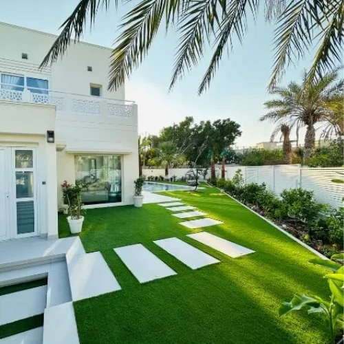 Villa landscape design renovation Dubai