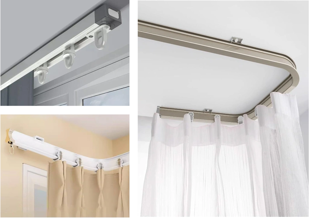 Affordable Ceiling-mounted Curtain Tracks Dubai