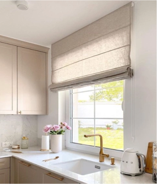 Budget-friendly kitchen window blinds