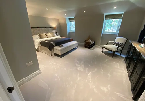 Soft carpet installation for apartments