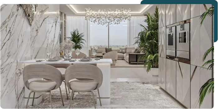 Modern apartment renovation in Abu Dhabi