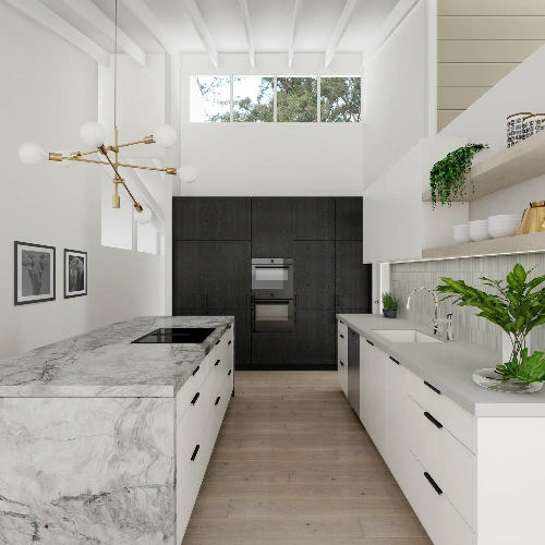 Modern kitchen backsplash design