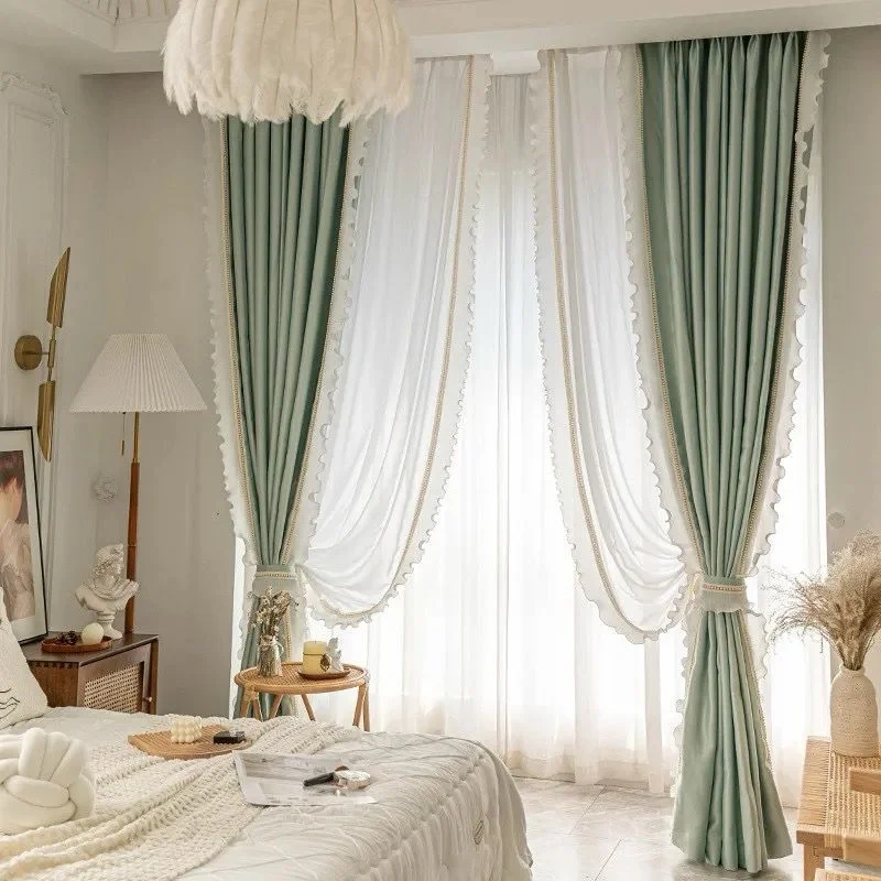 Bedroom Silk Curtains