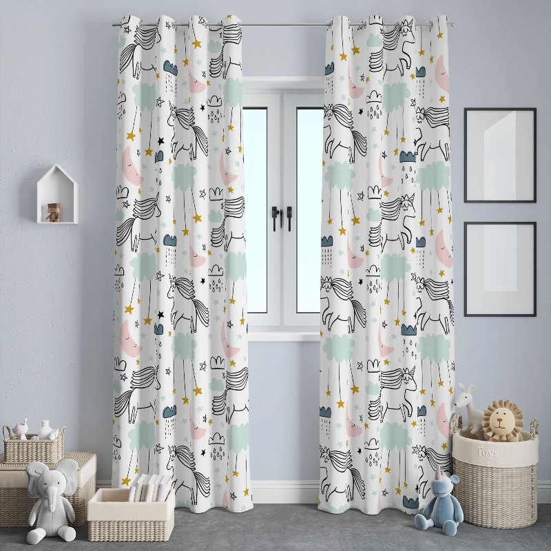 Custom Made Kids Room Curtains