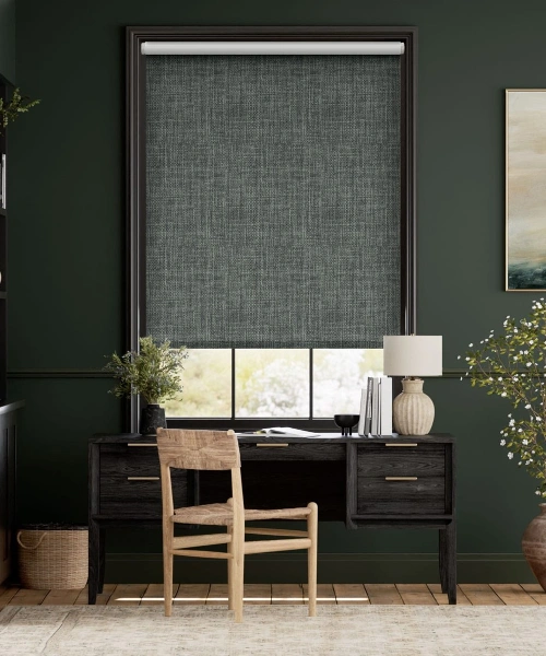 Full living room window blinds