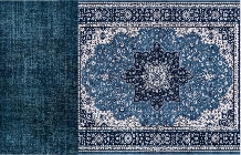 Luxurious blue carpet texture