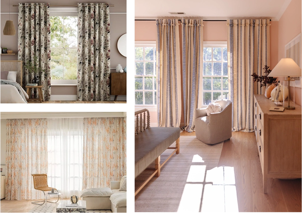 Blush Linen Curtains