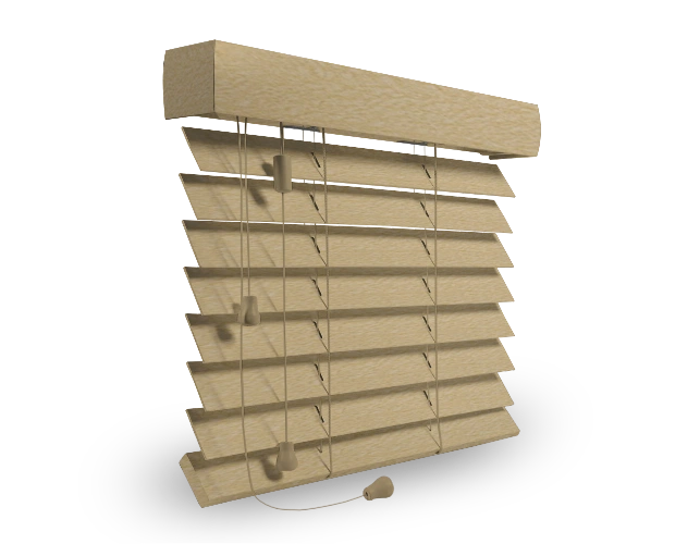 Classic modern wooden blinds