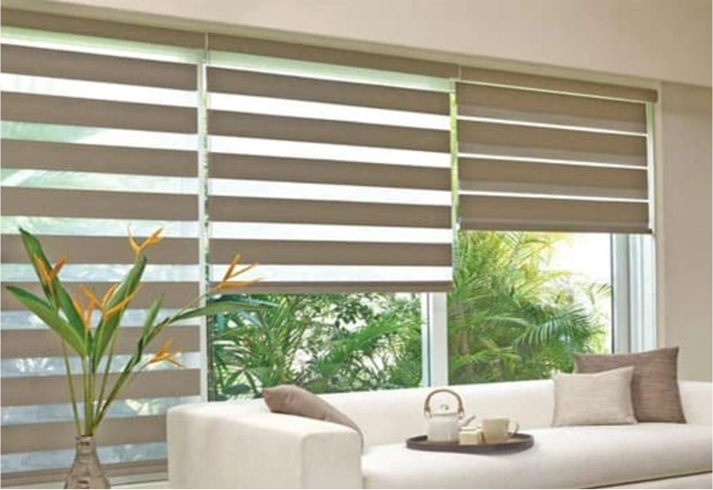 Finished duplex blinds installation Dubai