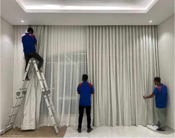 Curtain fixing and installation Dubai