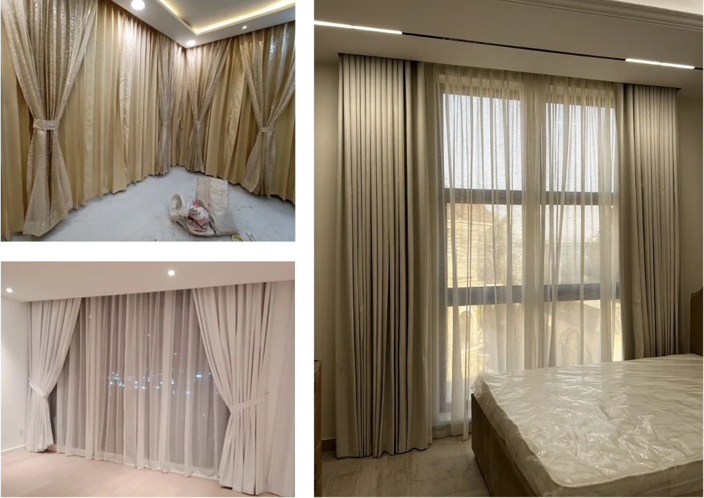 Luxury curtains for hotel rooms