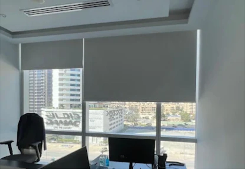Final window blinds look