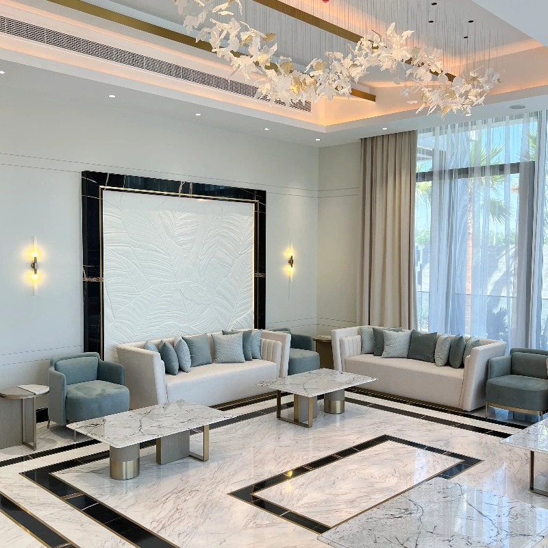 Custom luxury furniture installation