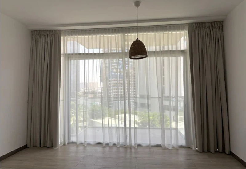 custom curtain installation with elegance
