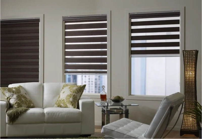 Final duplex blinds setup Dubai