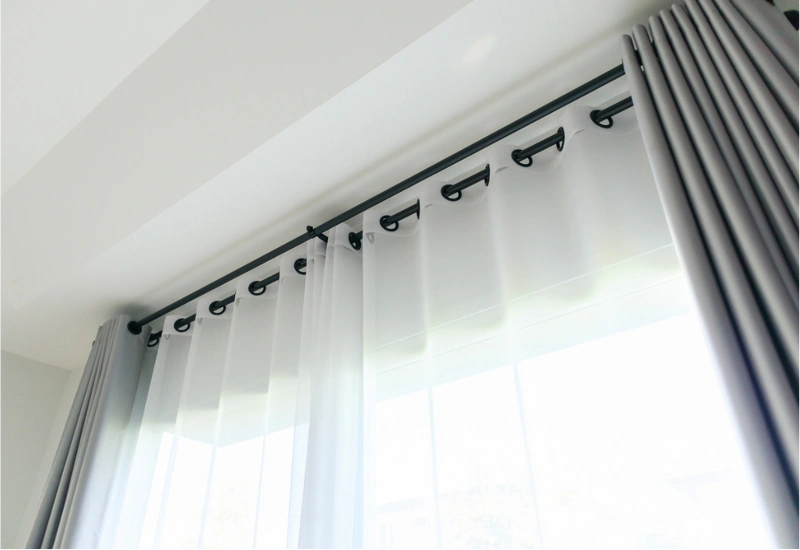 Durable lined eyelet curtains