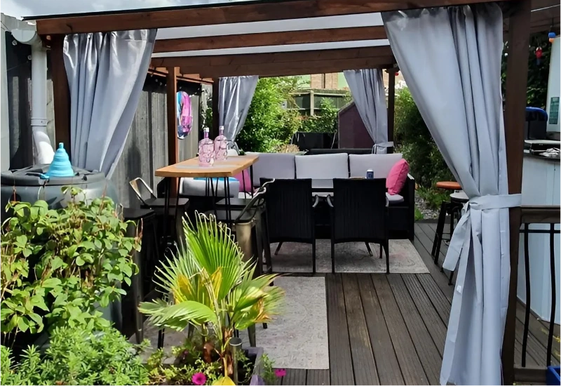 Motorized Outdoor Curtains Project