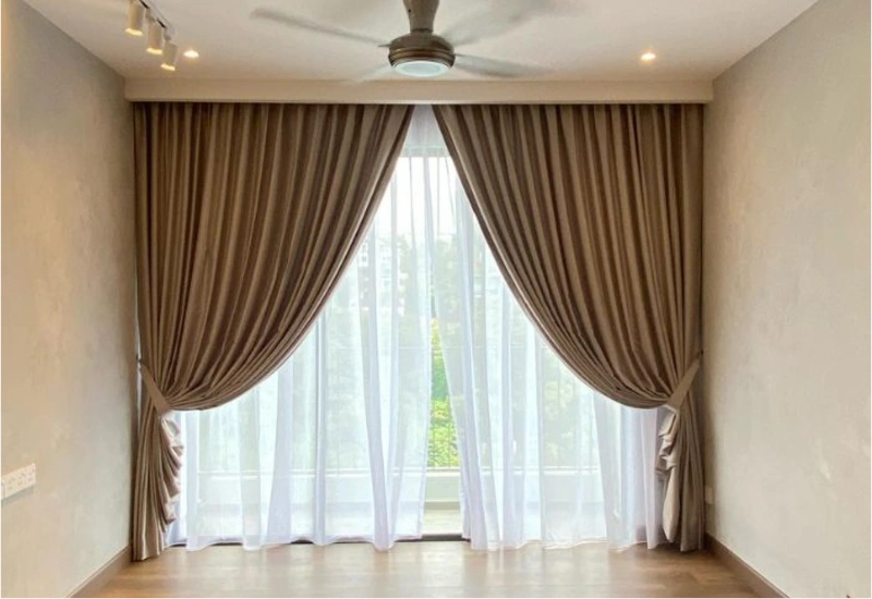 Elegant Soundproof Curtain Design