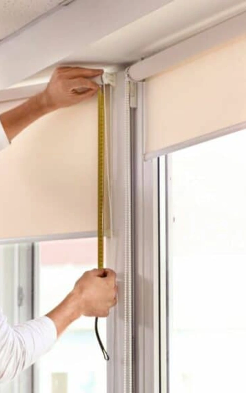 Modern roller blinds fitted
