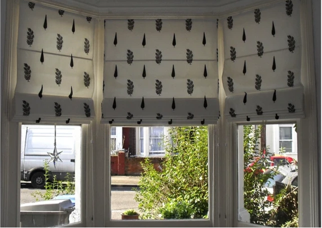 Custom fabric printed blinds