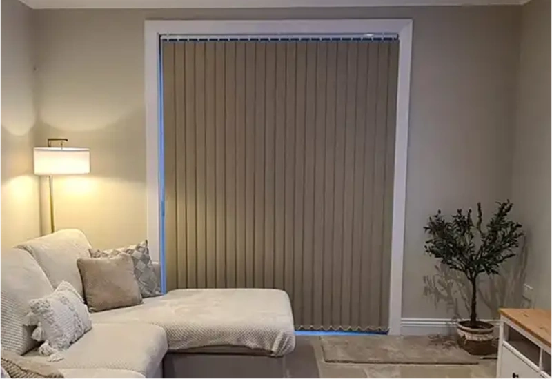 Project-ready vertical blinds
