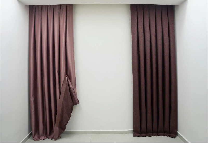 Elegant curtain stitching service