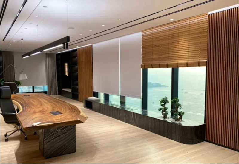 Professional blinds placement