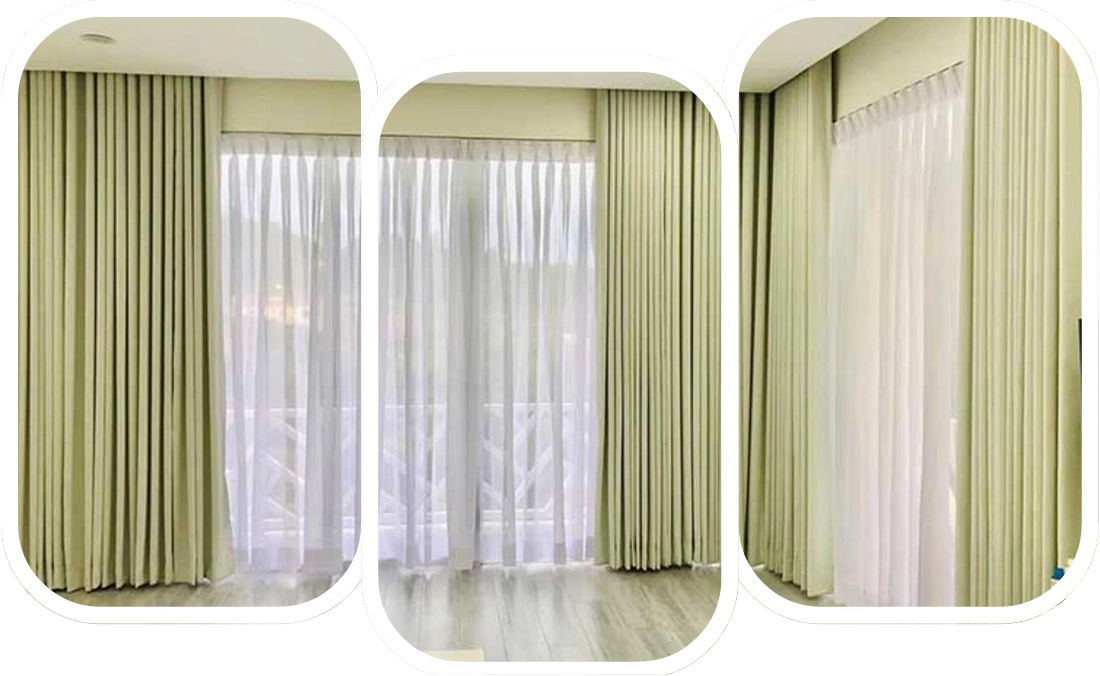 premium motorized curtains in Dubai