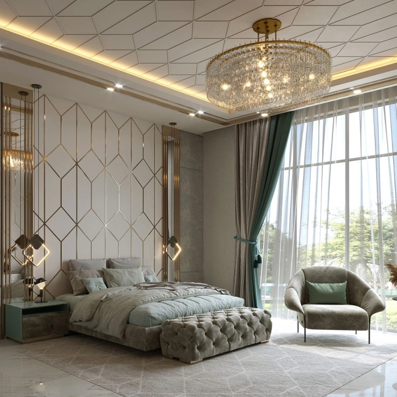 High-end bedroom remodel Dubai