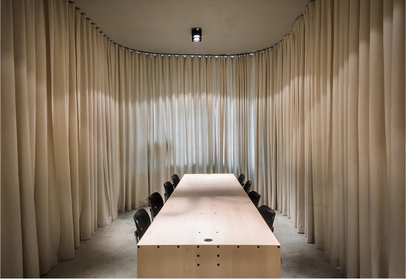 high-quality office curtains installation