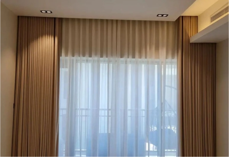 Hotel blackout curtains project finish