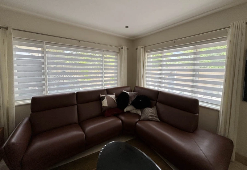 Zebra blinds in residential setup
