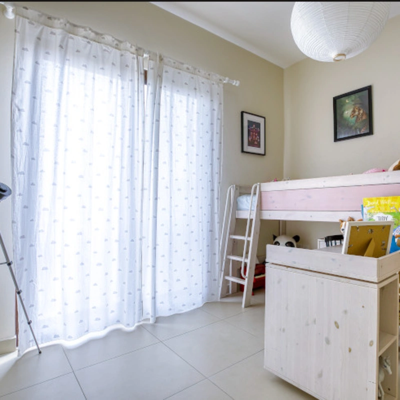 Playful sheer curtains for kids