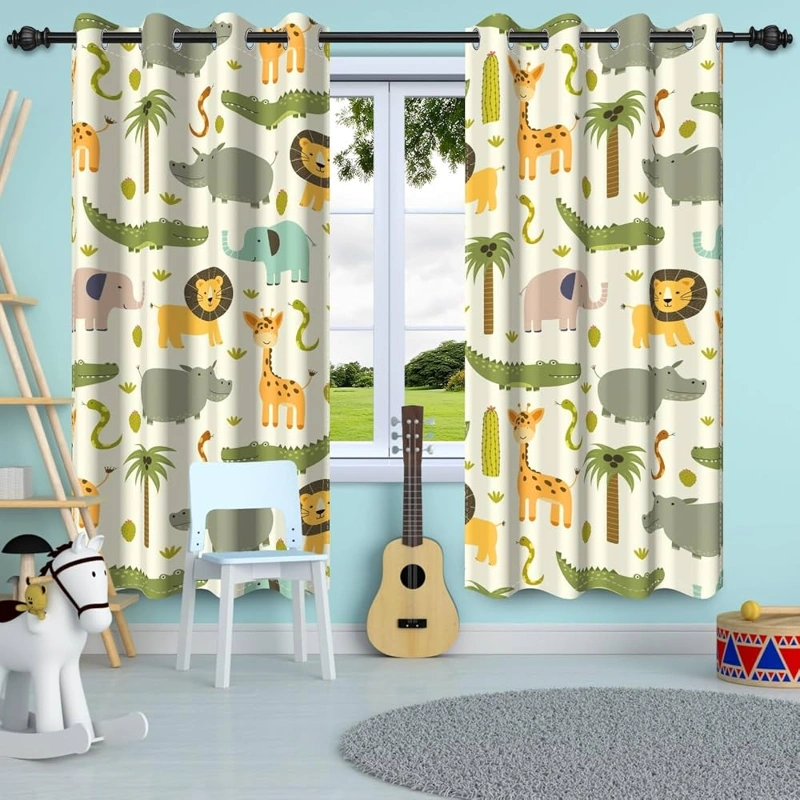 Velvet Curtains for Kids Room