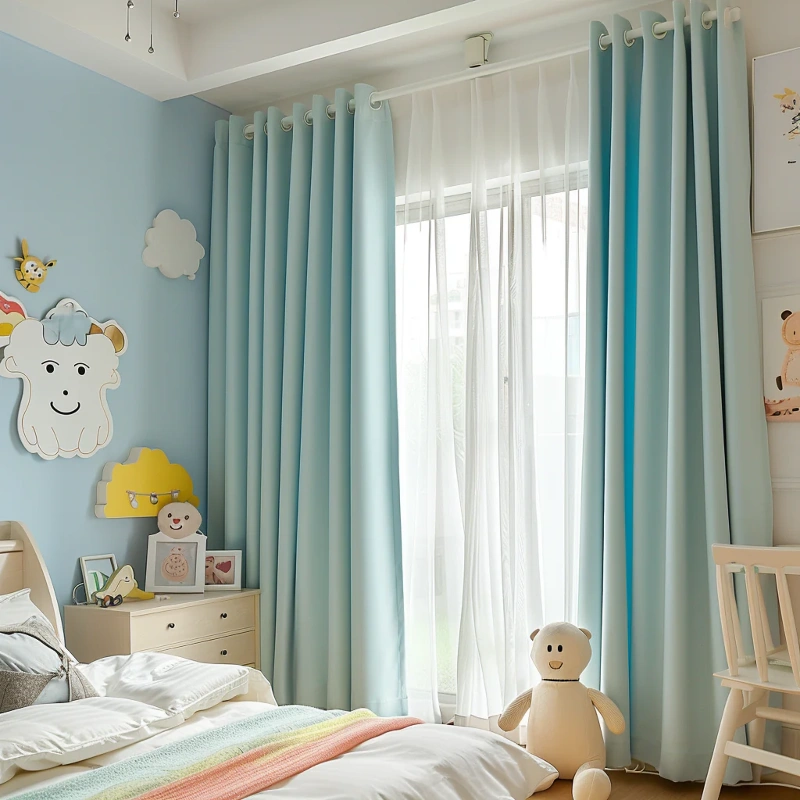 Wave Curtains for Kids’ Room