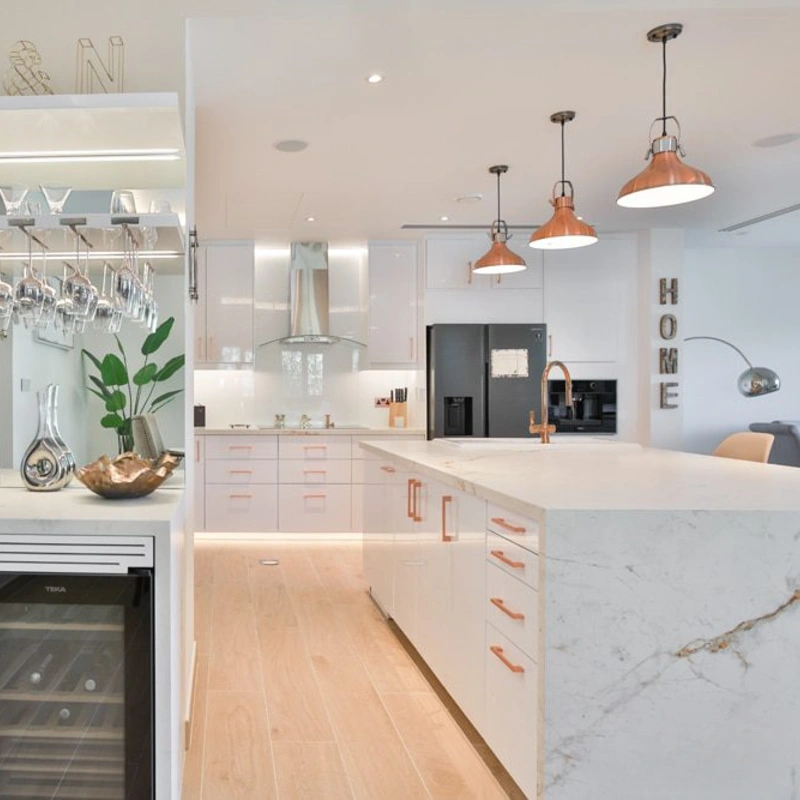 Sleek kitchen renovation with clean design