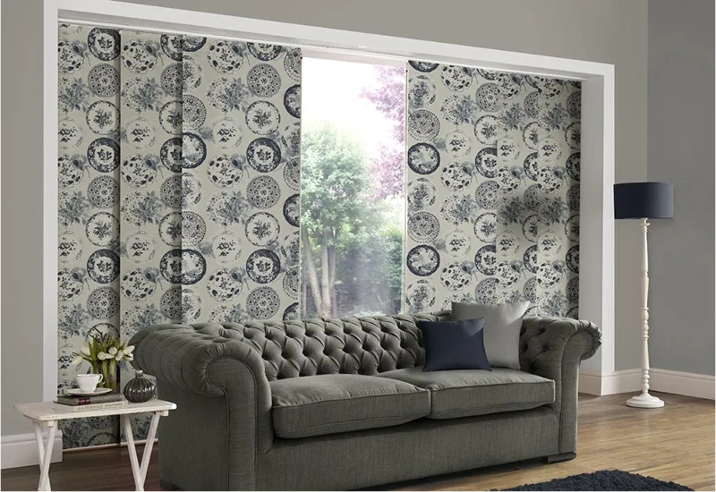 Recently installed window blinds