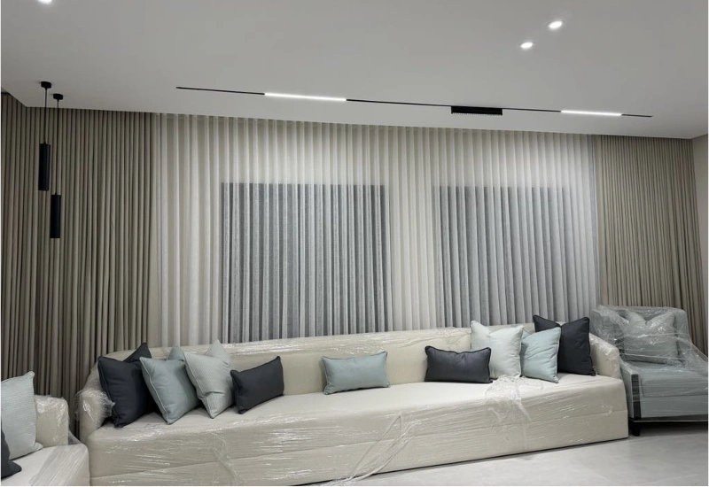 Elegant Linen Curtain Fittings