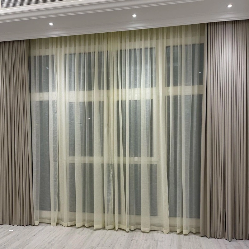 motorized curtains for living room