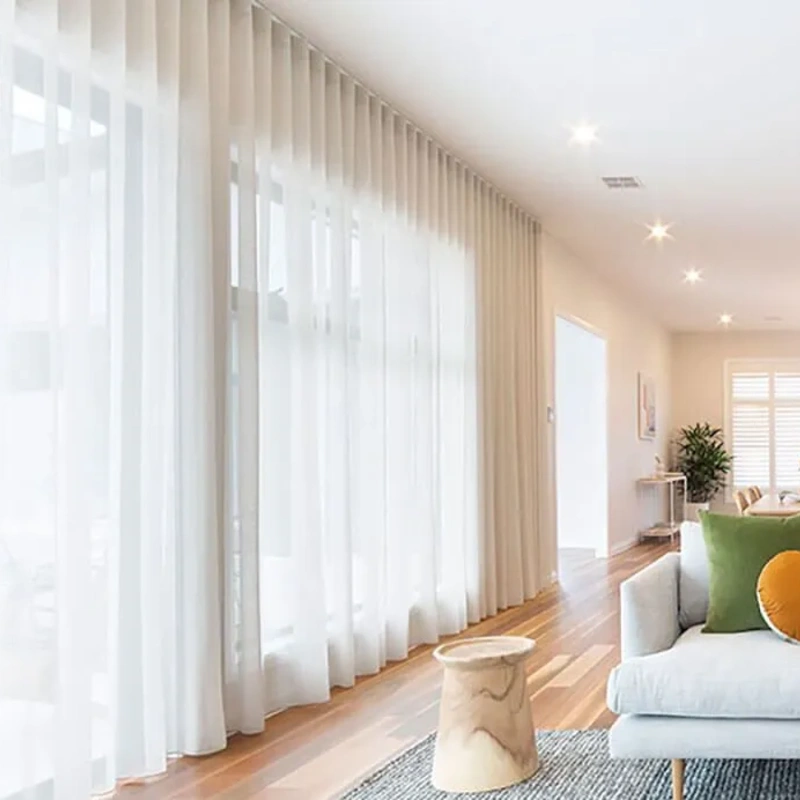 Sheer curtains for living room