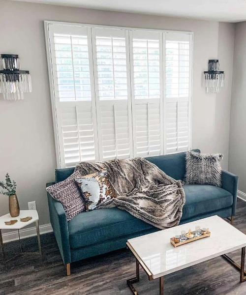Elegant shutters for living area