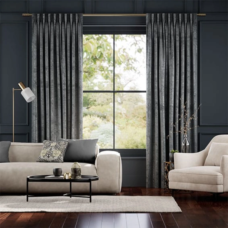 Living room Velvet Curtains
