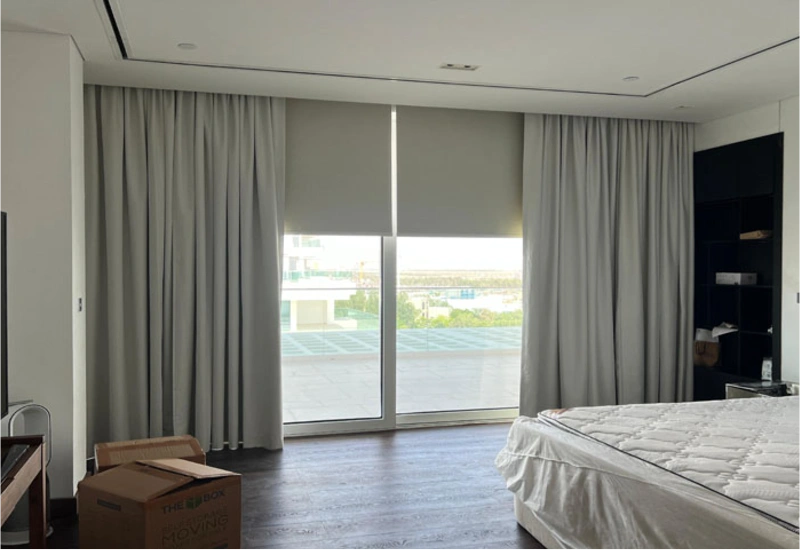 Luxurious Soundproof Curtain Setup
