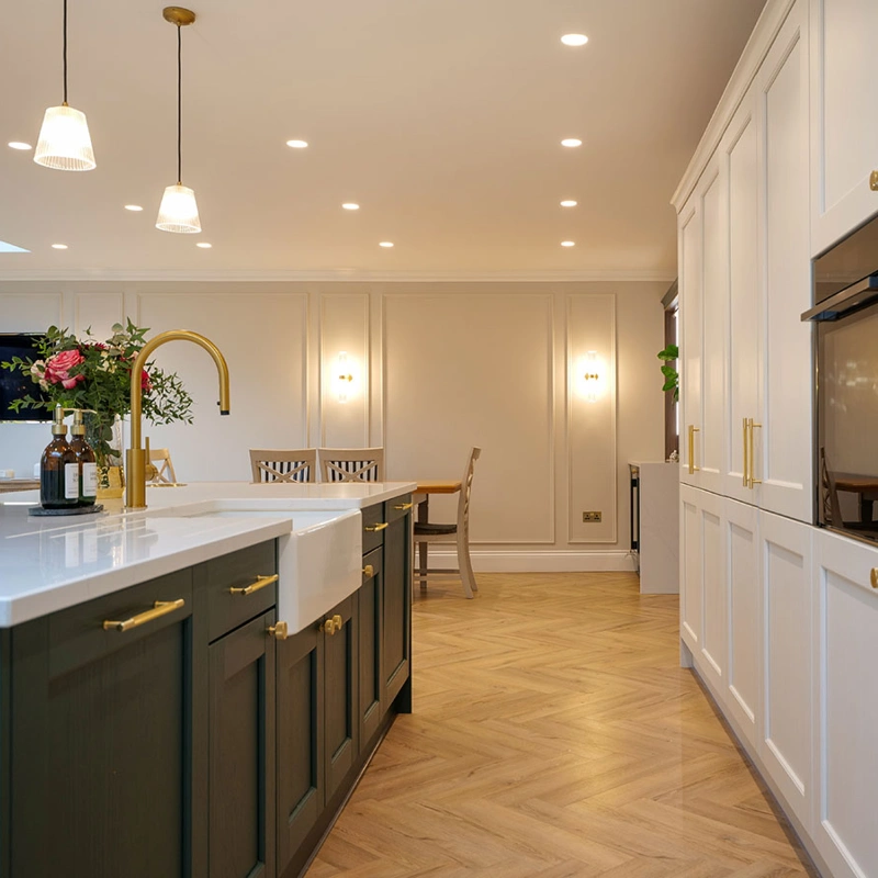 Luxury kitchen interior renovation Dubai