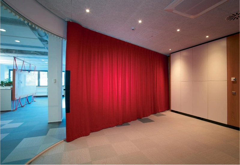 luxury office curtains Dubai project